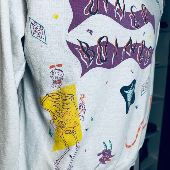 Vintage 80s Oingo Boingo Sweatshirt Signed by Band Members: DANNY ELFMAN, etc - Picture 12 of 12